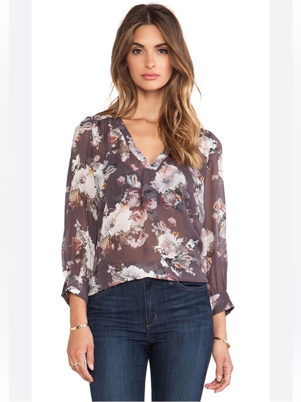 JOIE | Aceline Printed Silk Blouse
